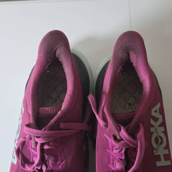 Hoka One One Women's Mach 4 Athletic Running Sneakers Shoes Fuchsia Black Size 8 - Picture 4 of 8